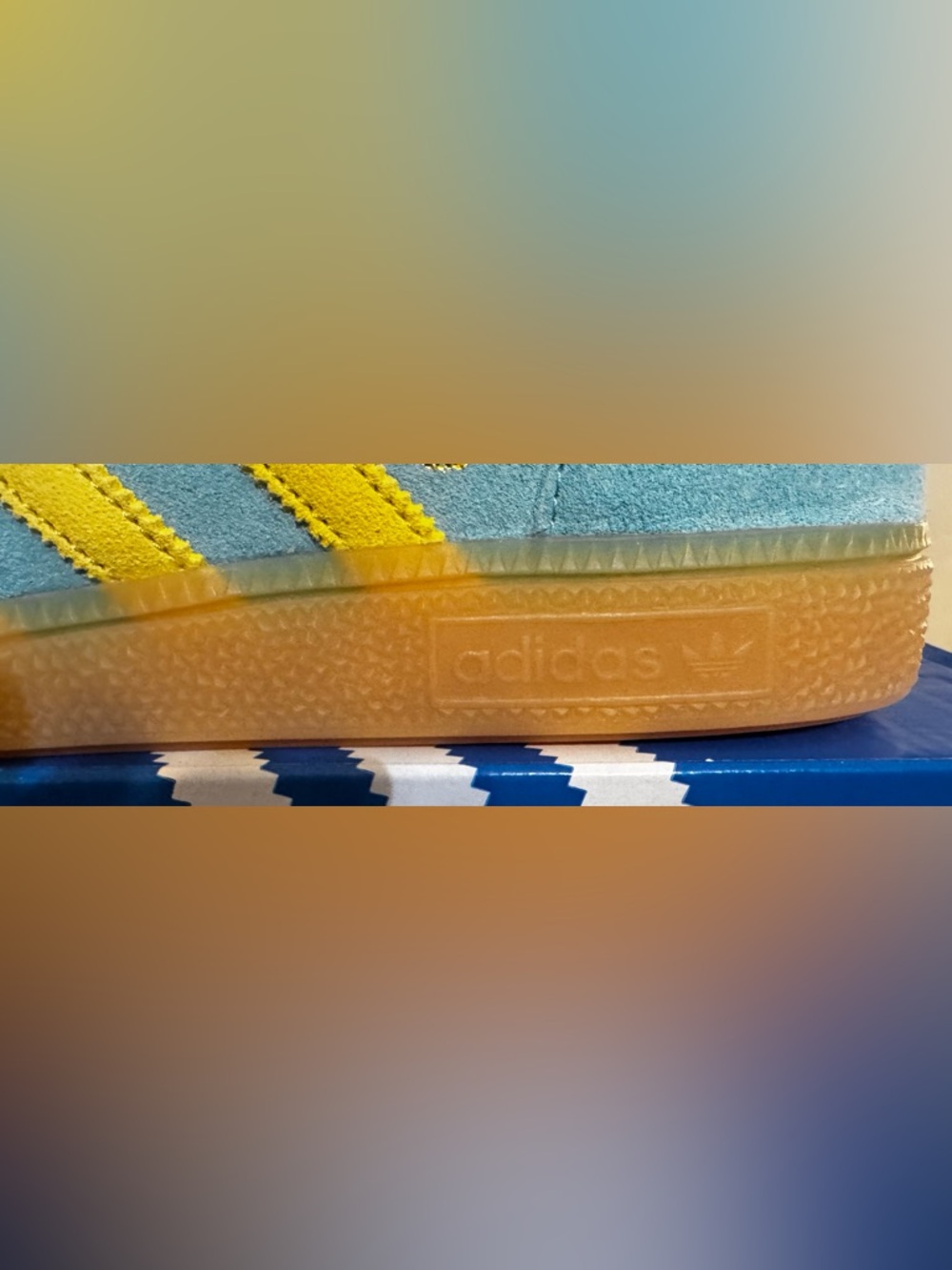 Adidas Turquoise and Yellow Handball Spezial New in Box size 9 1/2 - Picture 9 of 10